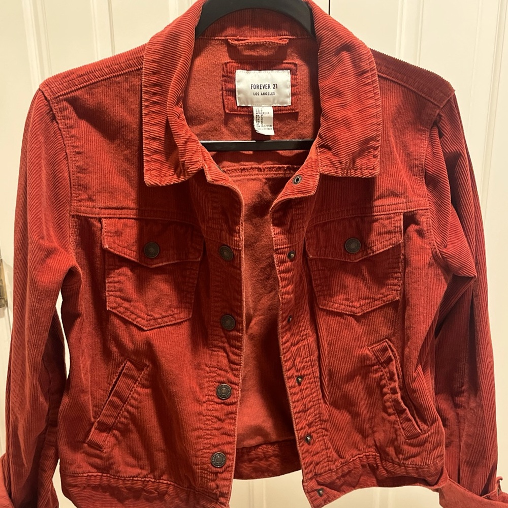 Rust colored Corduroy Jacket
